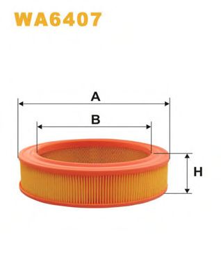 WIX FILTERS wa6407 -  Воздушный фильтр